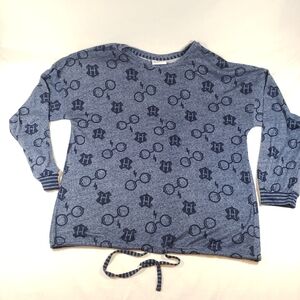 Harry Potter Pajama Set Womens Medium‎ Hogwarts Glasses Lightning Pullover Pants